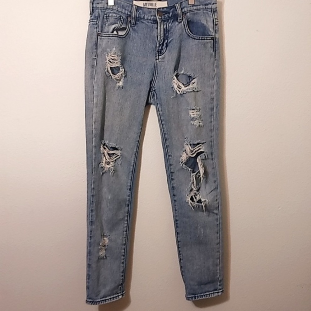 Brandy Melville Distressed High Waist Jeans 26